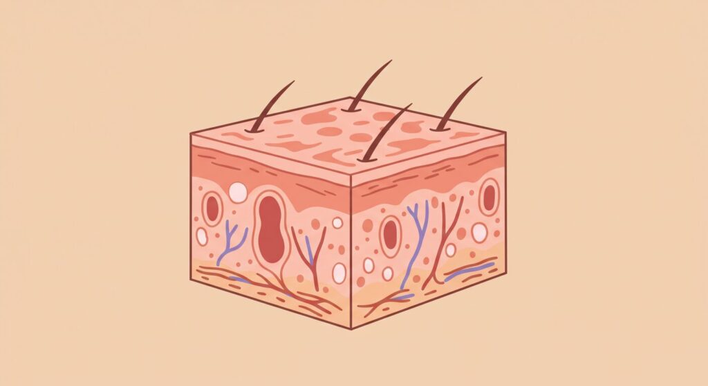 黒ずみが生じるメラニン色素沈着のメカニズム