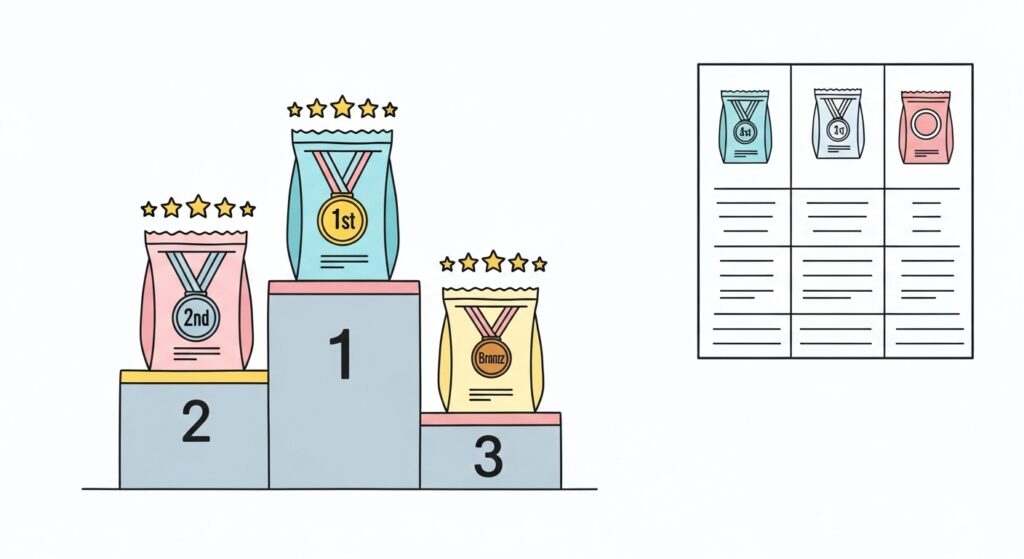 おすすめランキング上位の製品比較