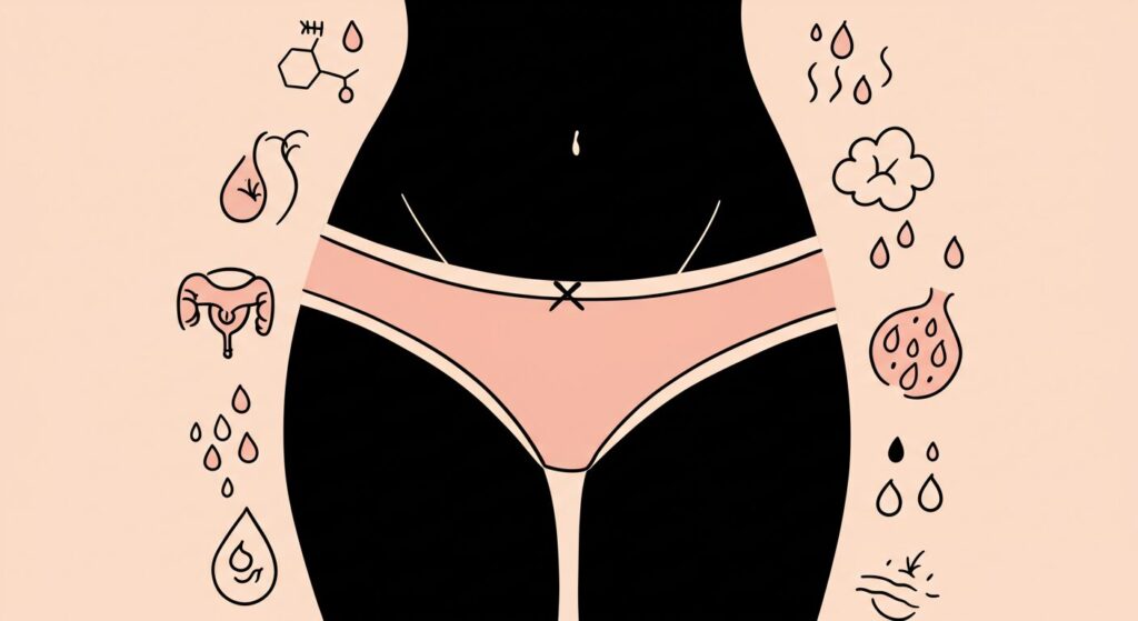 ホルモンバランスと蒸れによる影響