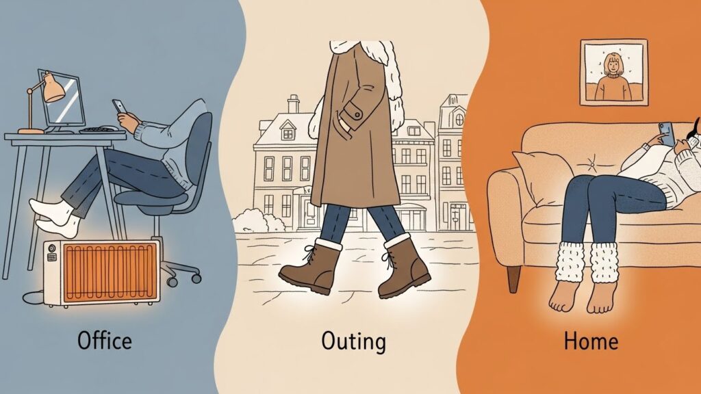 目的で選ぶ冷え性のグッズや最新の足対策