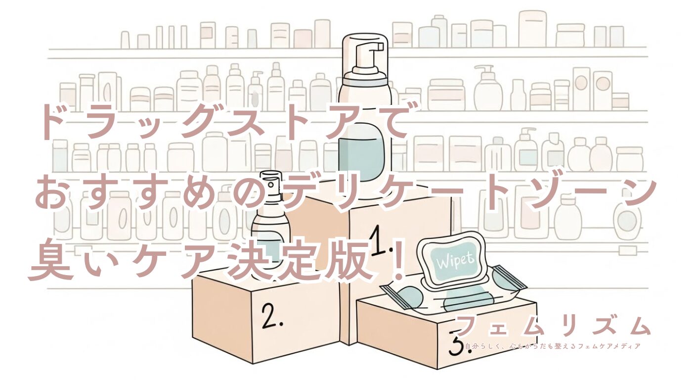 ドラッグストアでおすすめのデリケートゾーン臭いケア決定版！